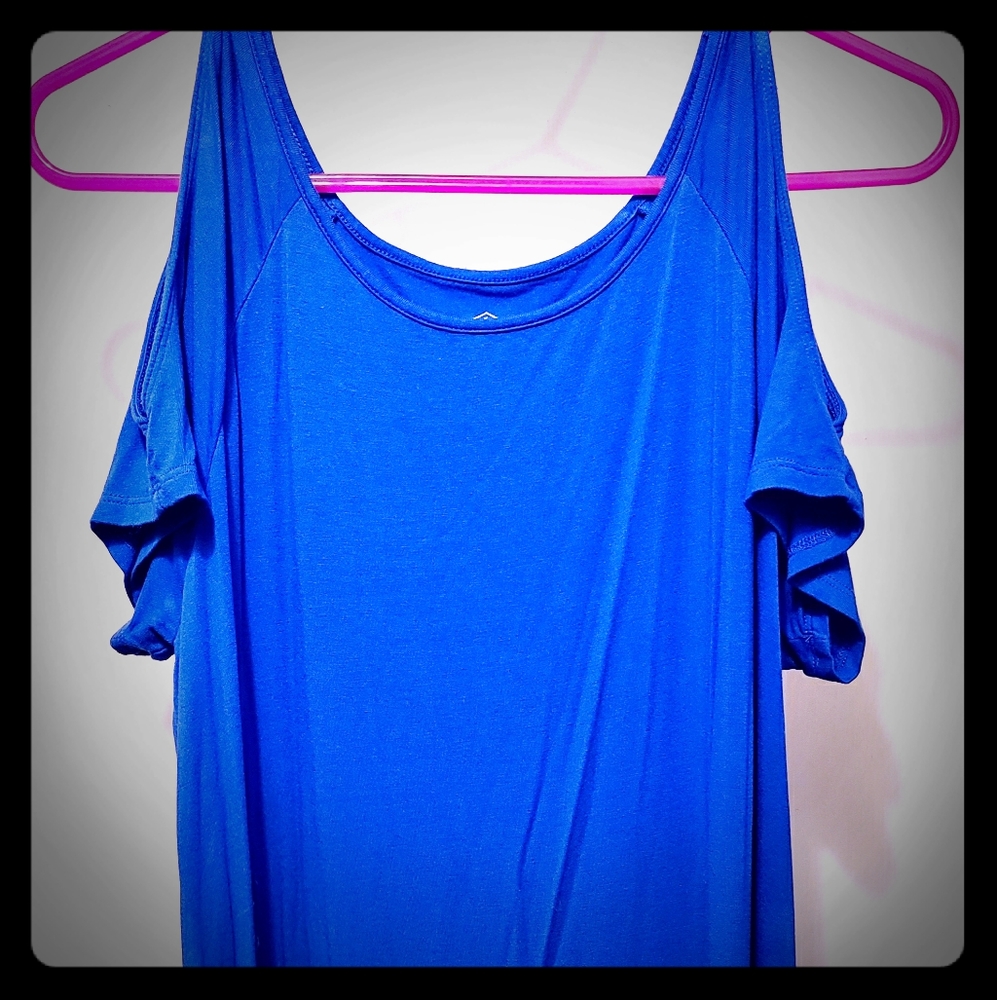Royal Blue T-shirt Dress